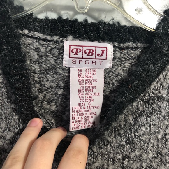 Vintage embroidered oversized sweater - Picture 3 of 5